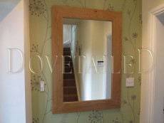 Solid Oak Mirror