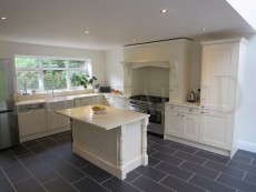 Solid Ash Painted Shaker Kitchen